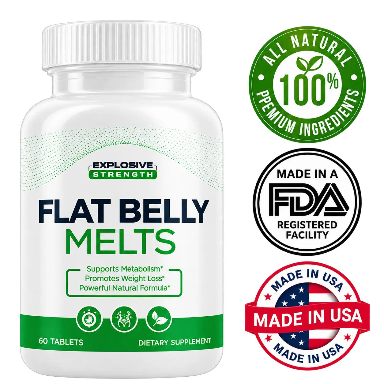 Flat Belly Melts™ Weight-Management Supplement